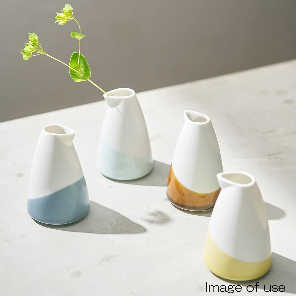 Aito Seisakusho [Liota] Single Flower Vase, Single Mouth, Height Approx. 10cm, Blue, Mino Ware, Made In Japan