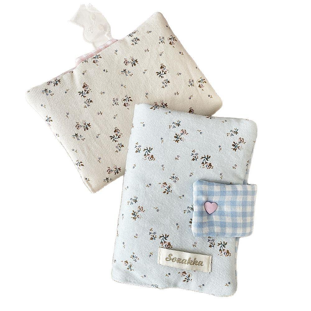 Girl's heart i book clothes floral book clothes handbook diary book clothes portable pocket book storage