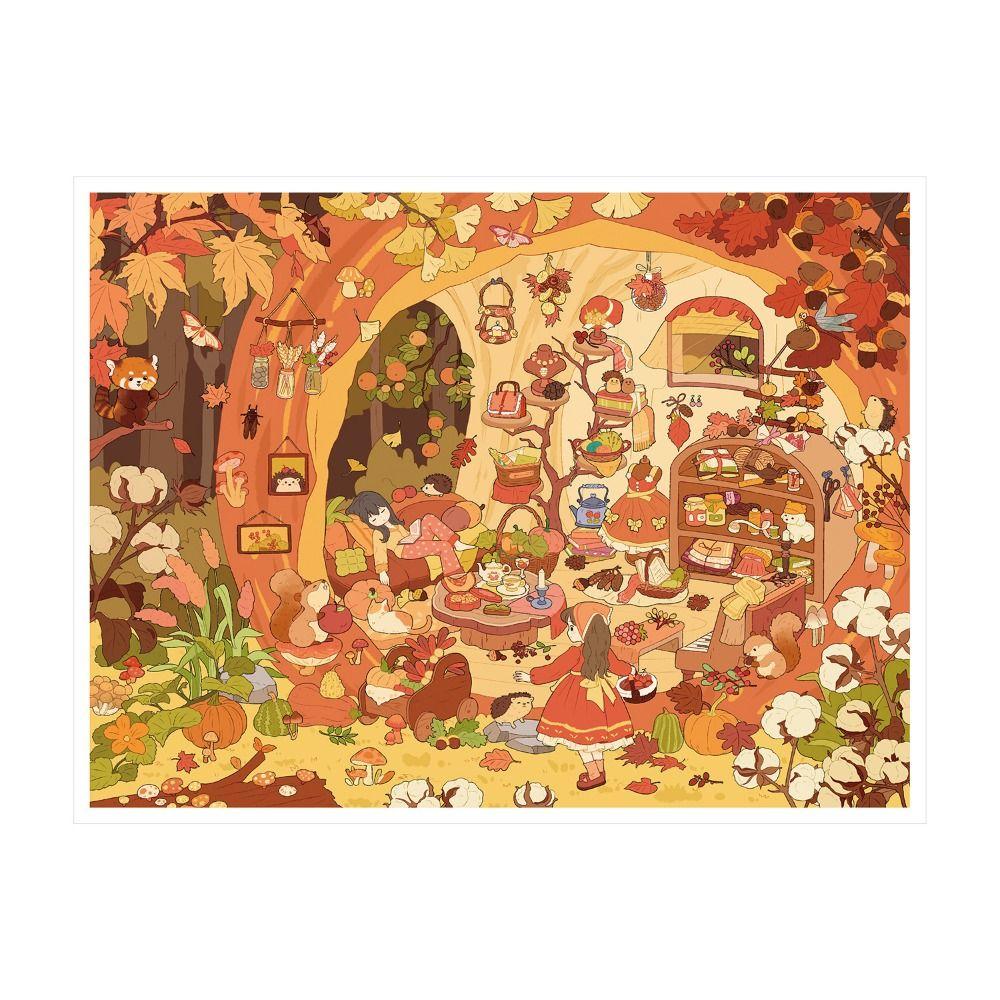 DIY Pocket Cabin Scene Stickers Floral Secret Realm Miniature Scene Sticker  Creative Craft