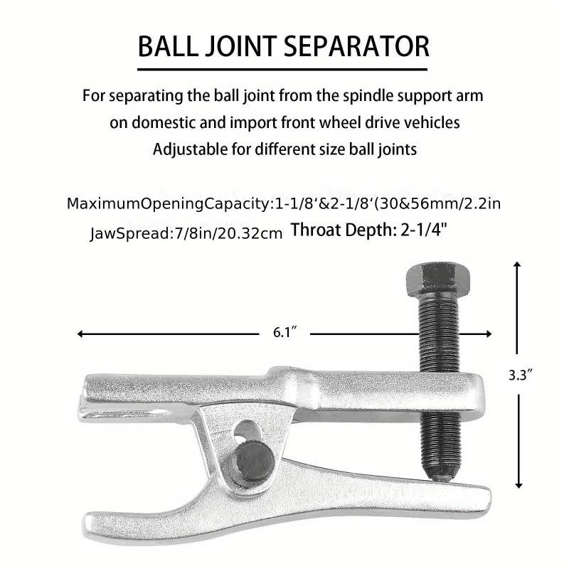 5PCS Multifunction Ball Joint Removal Tool Set Tie Rod Lower Control Arm Ball Head Extractor Puller for Car Repair Auto Tool Kit