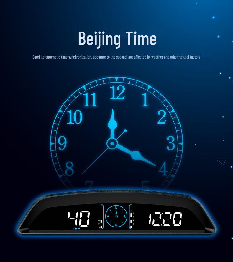 Spot G3 Universal Car HUD - HD GPS Overspeed Alarm & Odometer Display