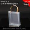High-End Frosted PVC Tote Bag - Transparent Goddess Day Gift Souvenir