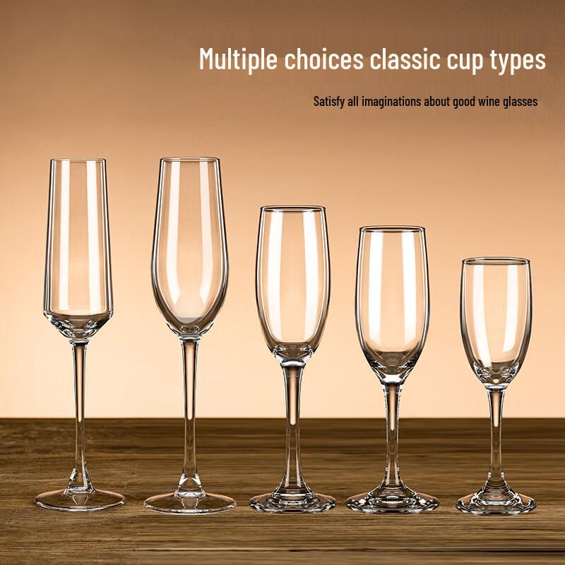 ZISIZ Luxury Stemmed Champagne Flutes (Pair)
