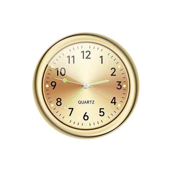 Zegar samochodowy 40mm Metalowy ze stopu Dekoracja deski rozdzielczej ze świecącą tarczą Zegarek motocyklowy