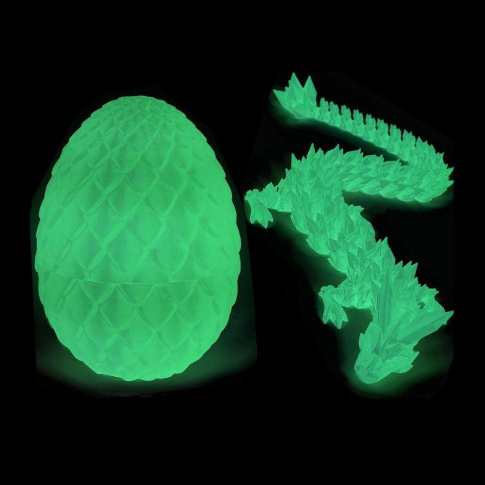Dragon Egg 3D Articulated Dragon Toys Creative Animal Simulation Model  Kid Gift