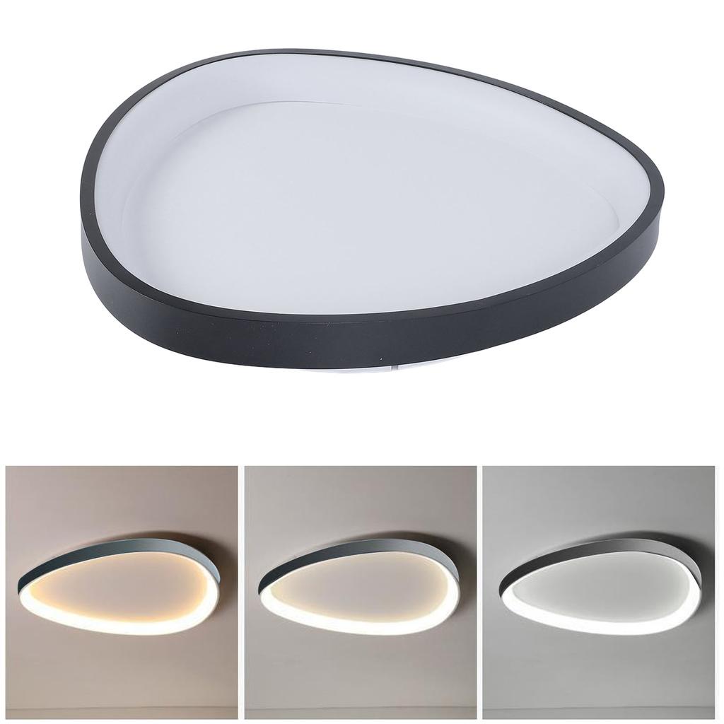 Flush Mount LED Ceiling Light Minimalist 3 Color Temperature Dimmable APP Control Oval Triangle LED 