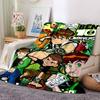 1pc Ben Alien Force Flannel Blanket for Super Soft Cute Comfort Blanket for Travel Bedding Couch Sofa Blanket Y73062