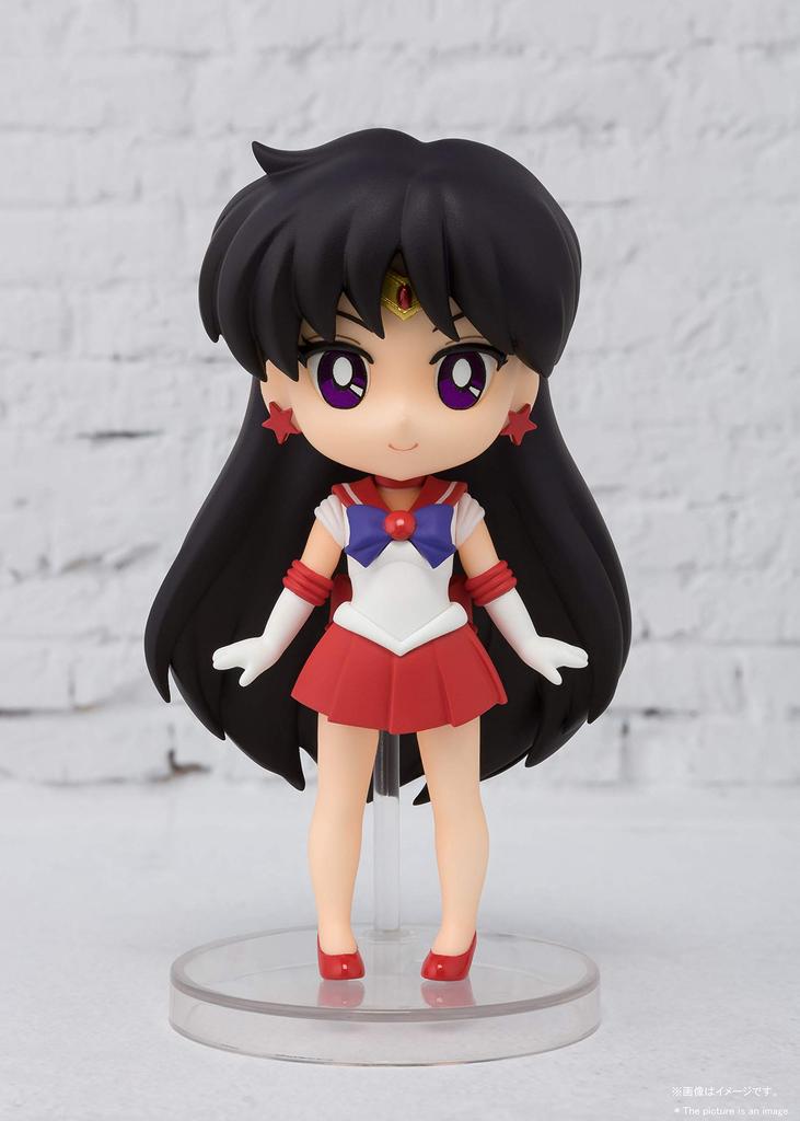 Figuarts mini Pretty Guardian Sailor Moon Sailor Marte Aproximadamente 90mm PVC ABS Pintado Figura Móvel (Edição de revenda) &
