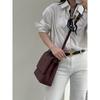 Simple and versatile light luxury flap bags, a variety of leather women's bags, hand-woven bags, high-end sheepskin shoulder bags