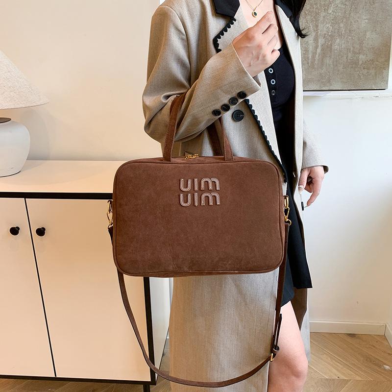 Damen Retro High-End Umhängetasche - Vielseitige kleine quadratische Tasche für Arbeit, Pendeln, Reisen und mehr.