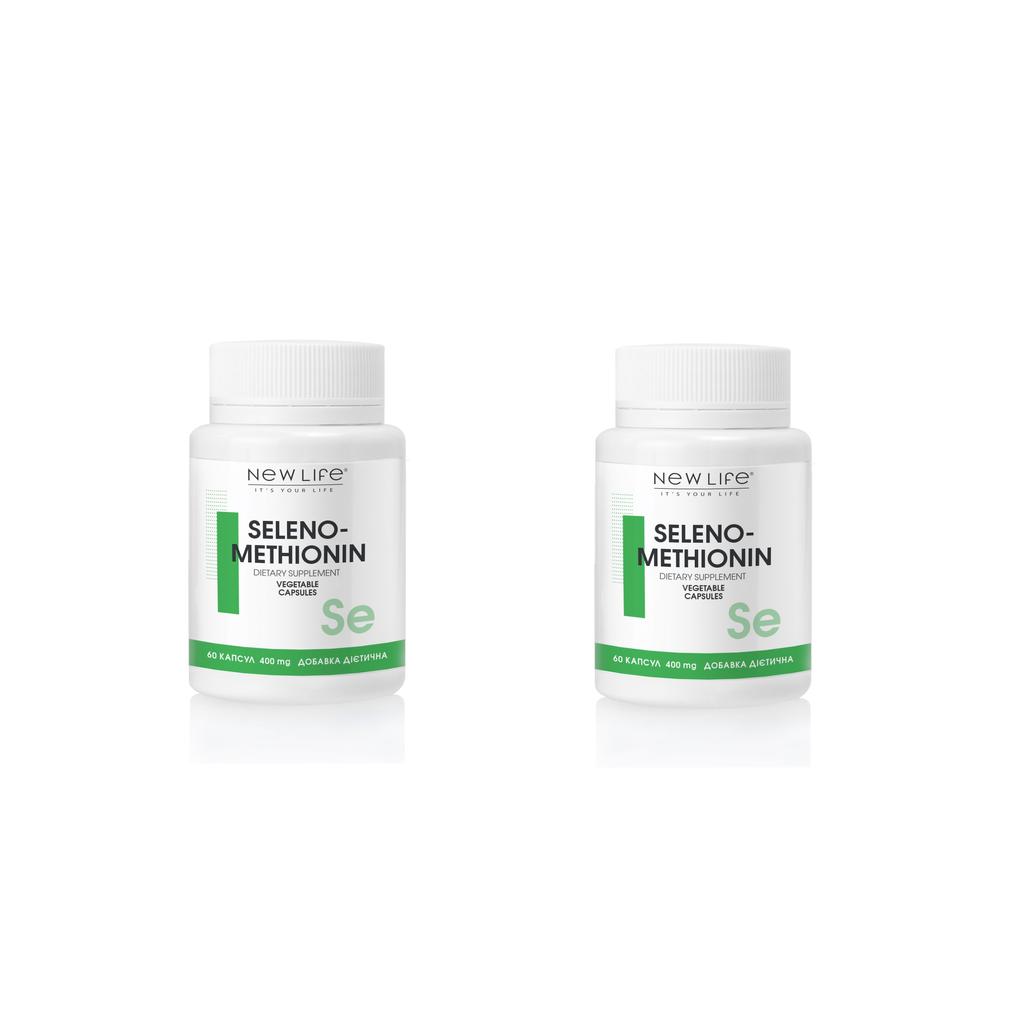 Selenomethionine Se New Life Health Source Selenium 60 Vegetable Capsules