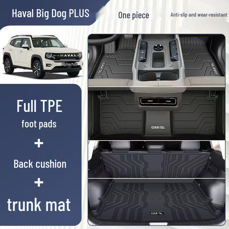 26-Model Dog Floor Mats for Haval & Great Wall Cars - TPE Bumper & Accessories