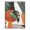 Abstract Nude Girl African Woman Monstera Leaves Poster Nordic Canvas Painting Wall Art Pictures Living Room Home Decor Modern