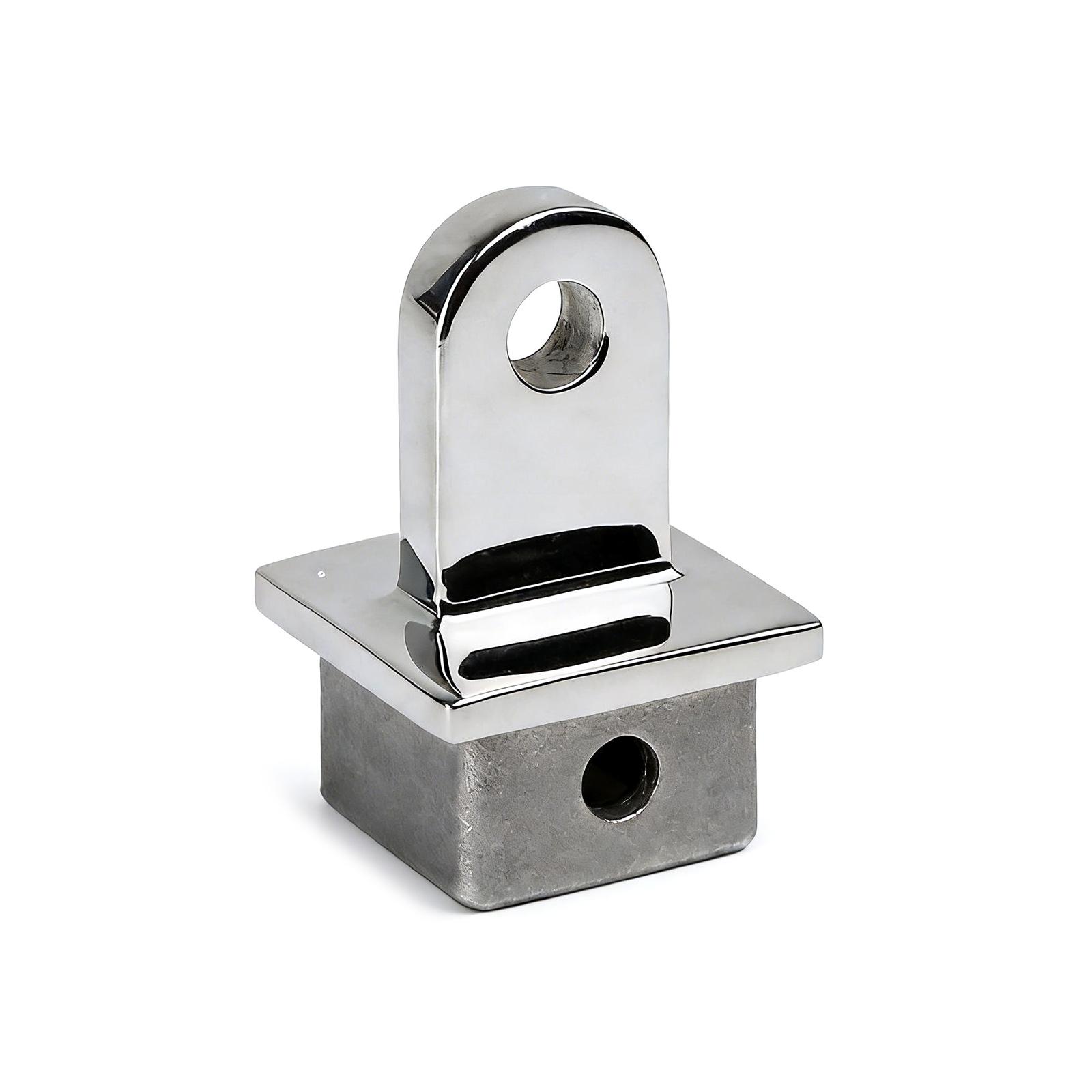 

28mm/32mm Sliding Cap Marine Bimini Fitting for Awning Square Tubing Top Eye End Cap Marine Hardware Parts Easy Install