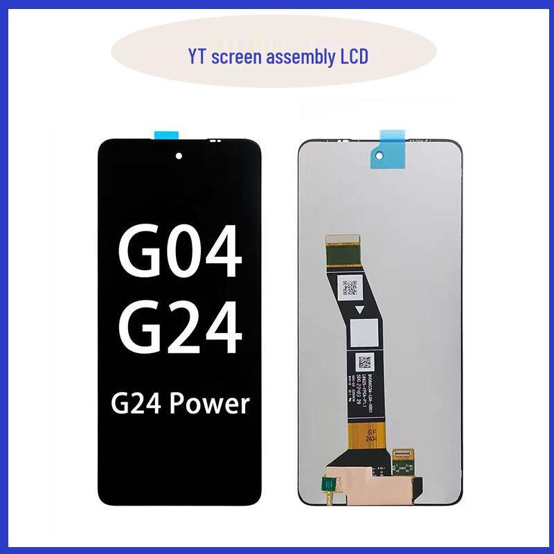 Compatible with Motorola G04/G24 Screen Assembly, Inner and Outer LCD Touch Screen