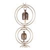 27 Inch Large Outdoor Wind Chimes With 5 Tuned Bells For Deep Soothing Tones, Rustic Gold Bronze Garden Decor Windchime For Porch Patio