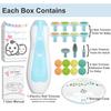 Baby Nail Trimmer 21 in 1, Usage Labeled Case & 13 Extra Replacement Tools, Royal Angels Baby Electric Nail File, Baby Nail Care, Nail Clipper