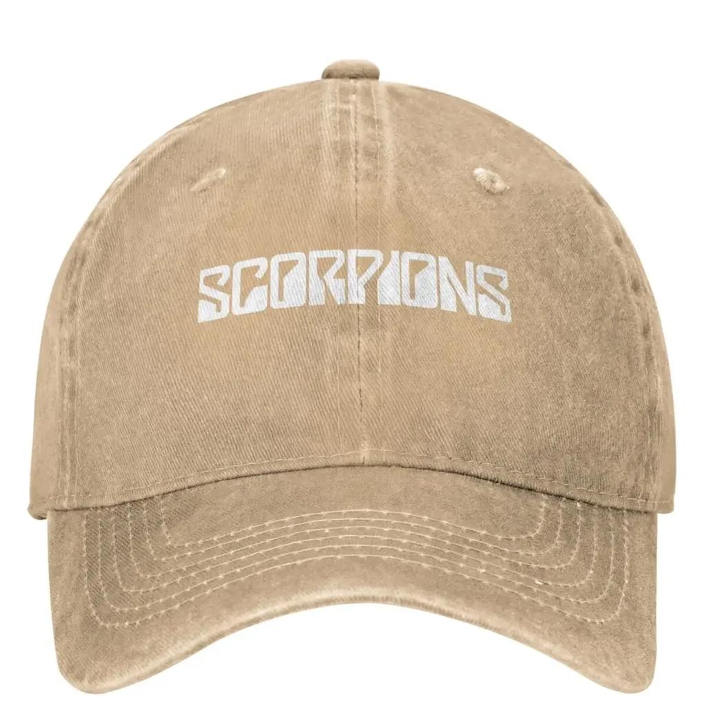 Black Rock Scorpions Rock Band Baseball Cap Casual Couple Women Trucker Hat Sunshade Kpop Rock Baseball Caps Gift