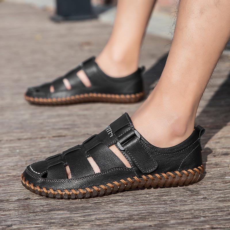 Sommer 2026 Herren Atmungsaktiv Große Größe Römische Webart Strand Sandalen