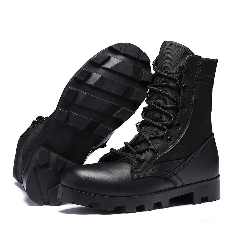 Men Tactical Boots Hiking Shoes Military Casual Ankle Brand Outdoor Plus Size Boot Training Waterproof Army Climbing Shoes