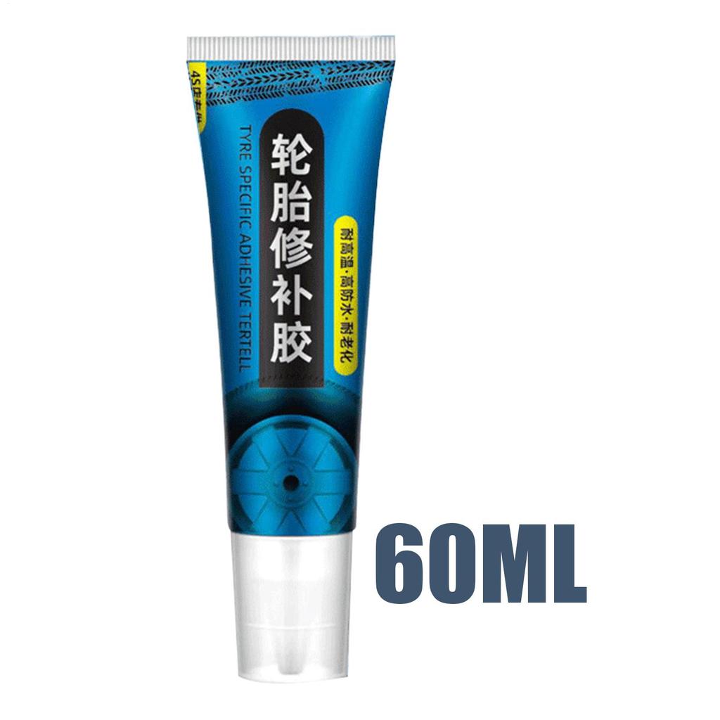 High Temp Resistant Tire Repair Glue 60ml Sidewall Tire Repair Kit Strong Adhesive Instant Repair Glue Sealant for Cars