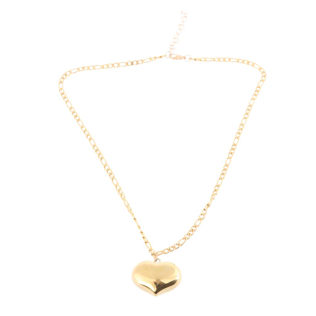 Personalized Heart Shaped Necklace Distinctive Necklace with Heart Charm Contemporary Clavicle Chain Neck Adornment