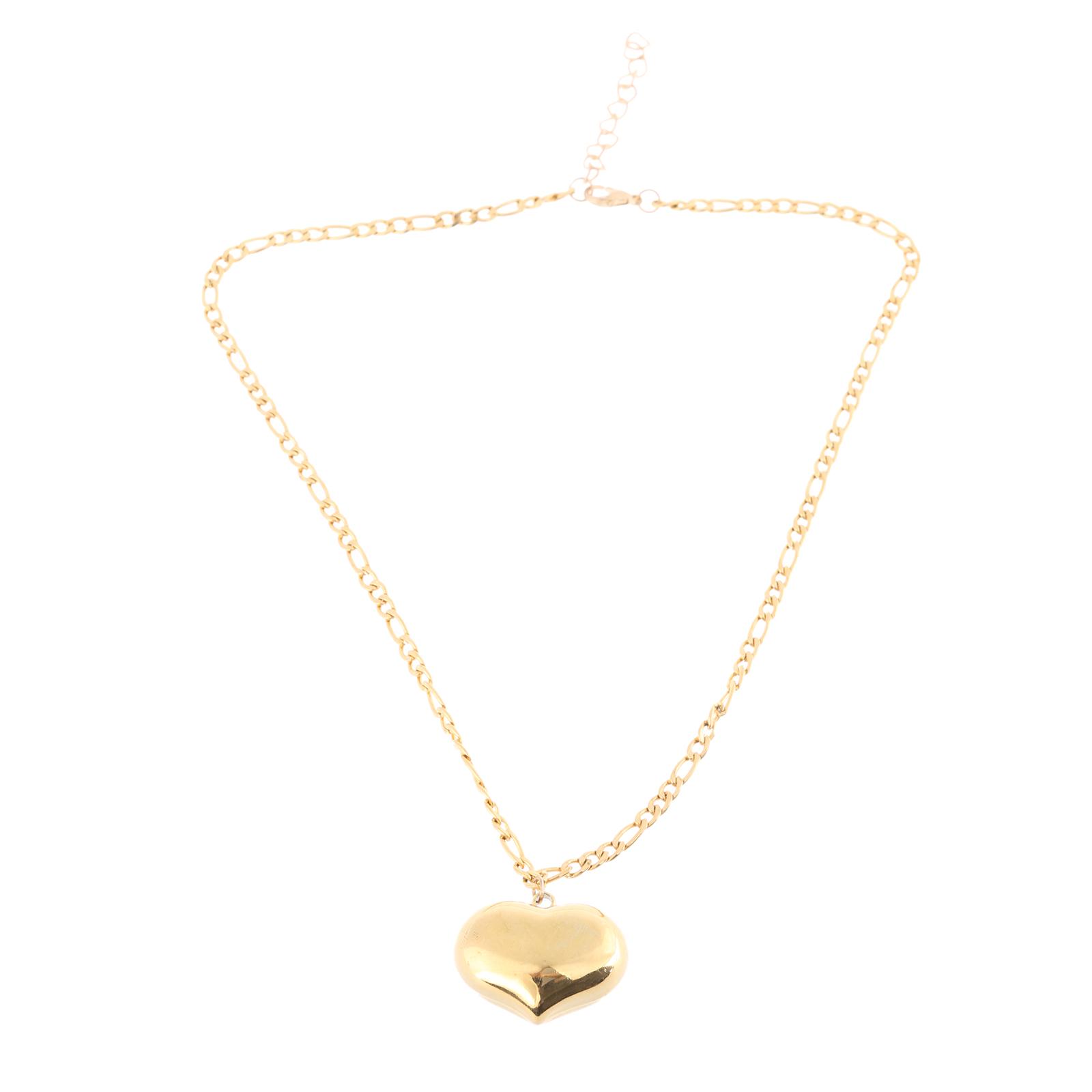 

Элегантное ожерелье с подвеской в виде сердца, Привлекающее внимание ожерелье-сердце, Ювелирное украшение, Стильное украшение для шеи для повседневной носки, Для свиданий A золотой