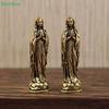 Pure Brass Retro Maria Figurine Key Chains Pendants Buddha Keyrings Hangings