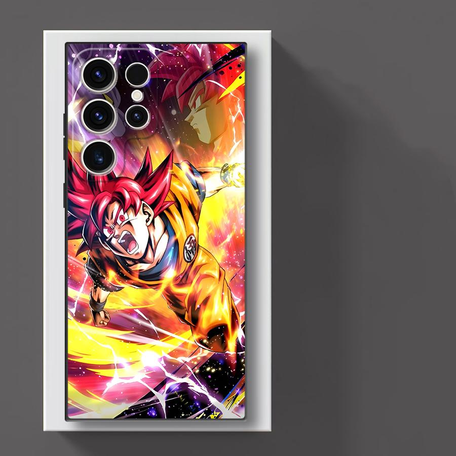 Dragon Ball Cartoon Goku Black Soft Phone Cover Case for Samsung Galaxy S23 Ultra S20 S25 Edge S21 FE S24 Plus