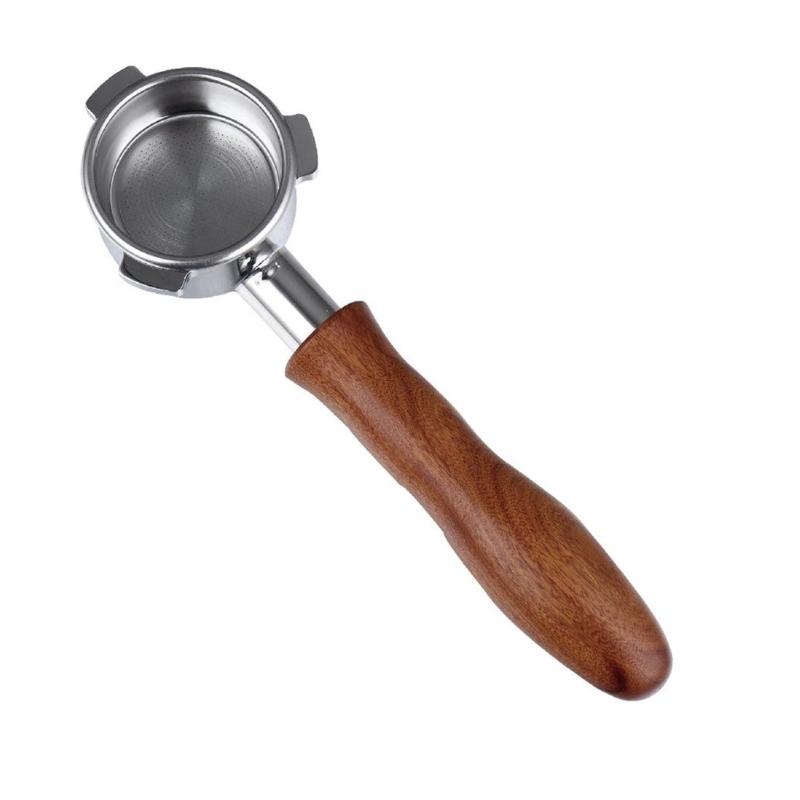 

Stainless Steels Reusable Coffee Bottomless Portafilter Handle Durable Design For Espressos Machines And Pouring Brewing 1