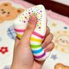 Dumpling Squishy Rainbow Layer Cake Toy Dessert Soft Toys For Teens & Adults Fun Novelty Gift For Birthdays Squish Dumplings