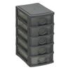 Tide`n`small 5-Drawer Storage Container, Gray S