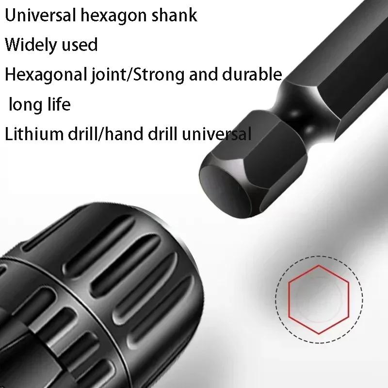 Multiple pack options Cross Hex Tile Drill Bit Set Glass Concrete Ceramic Tile Hard Alloy Triangle Drilling Bit Hole Opener