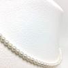 Isowa Pearl (Ise-Shima pearl specialty store) Freshwater pearl necklace 3.5-4.0mm White Silver Adjustable 70119