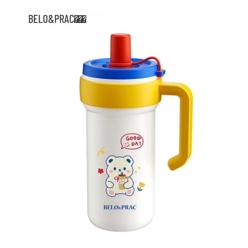 Belloco BK227 1000ml 316 Stainless Steel Insulated Straw Bottle