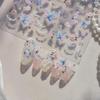 Tomoni 3D Embossed Japanese Style Nail Stickers for Kids - Flowers and Butterflies