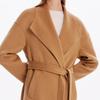 GOELIA Double-Faced Cashmere French Style Mid-Length Coat