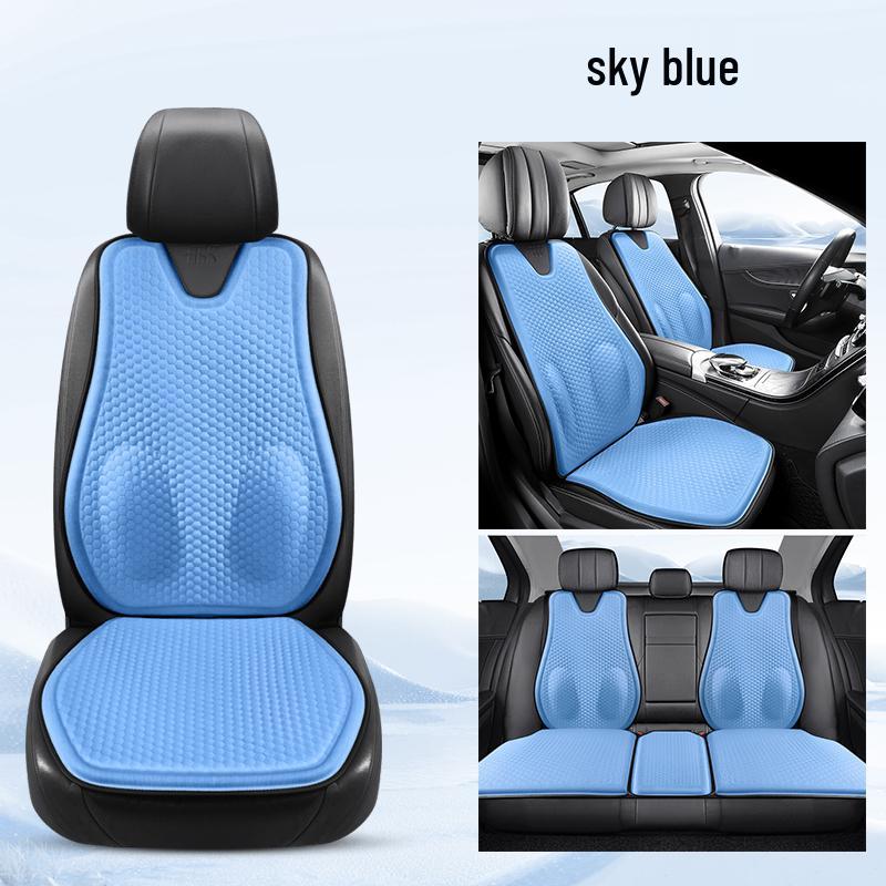 Universal Gel Ice Car Seat Cushion - Breathable, Ventilated, Four Seasons Comfort Pad