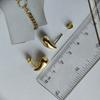 Silver Earrings Without Stones (2186441)