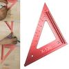 CarAngels Woodworking Triangle Ruler, Marking Gauge, Sliding Square, Right Angle Ruler, High Precision, 1mm Hole Spacing, Right Angle/45 Degree Markin