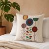 Hand Drawn Abstract Pillowcase, Single-Sided Print Cushion Cover, with Solid Back Decorative Throw Pillow, for Sofa Bed Chair Home Decor