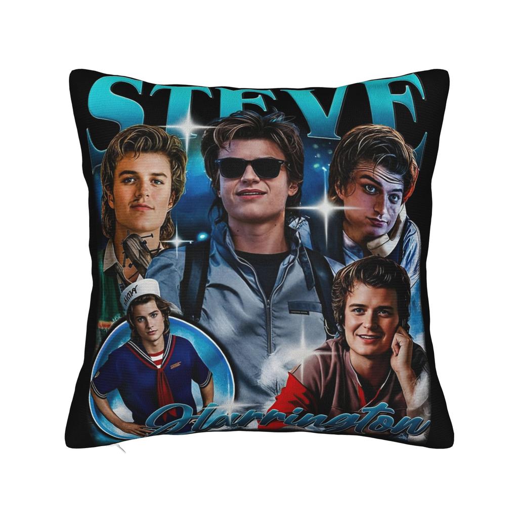 Steve Harrington Kissenbezug Bedruckter Polyester-Kissenbezug Dekorativer Kissenbezug Schlafzimmer Mit Reißverschluss 40*40cm