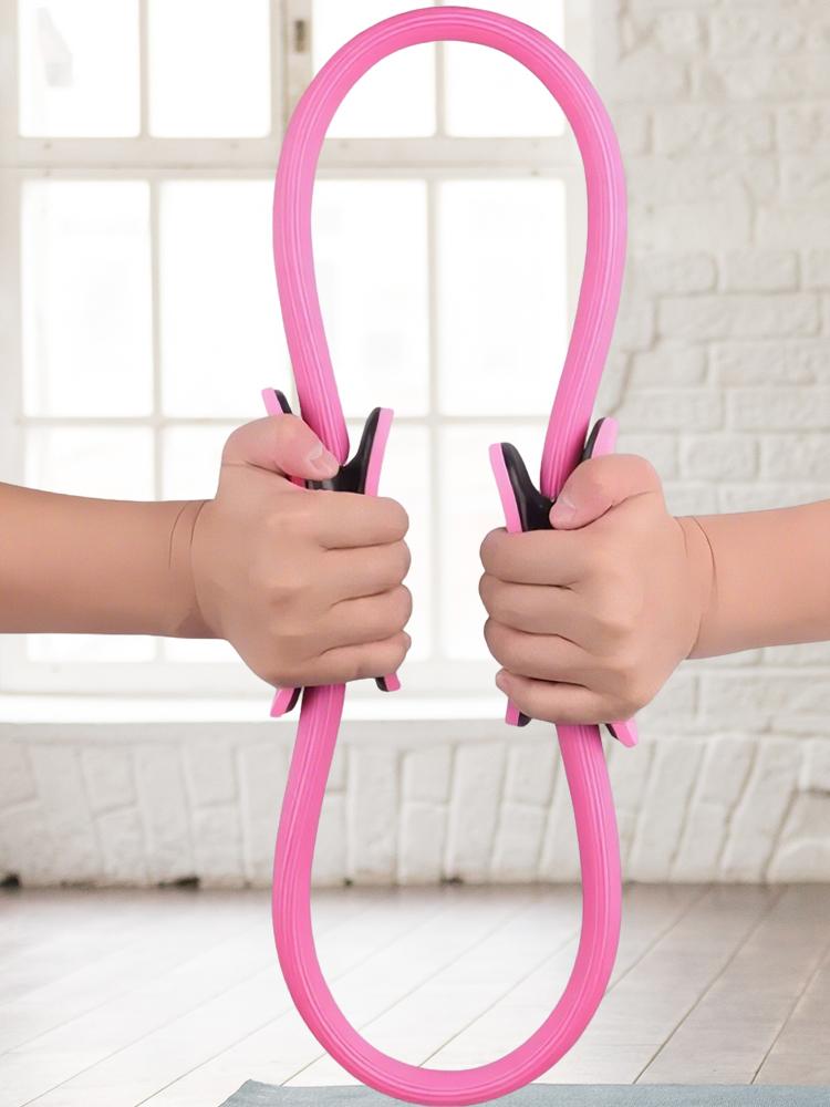 Pilates Ring Fitness Ring with Non Slip Handles Flexible Resistance Exercise Equipment for Toning Inner & Outer Thighs