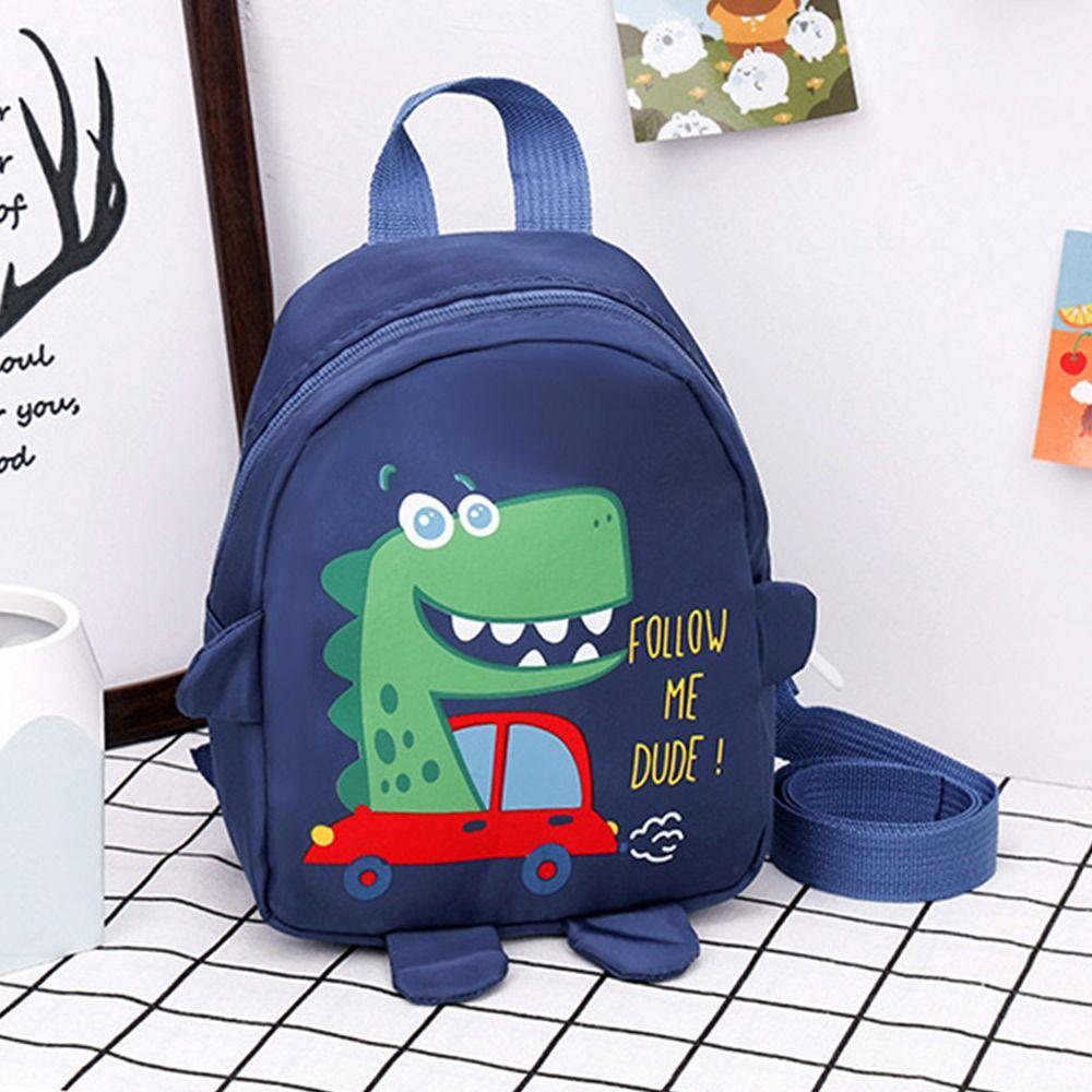 Cute Cartoon Dinosaur Kindergarten Schoolbag Anti-lost Backpacks Toddler Rucksack School Bags