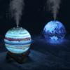 Rechargeable Planet Lamp Humidifier with Night Light