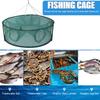60/80cm Folding Drop Fishing Net Shrimp Catcher Tank Casting Network Fish Eels Trap Cage Prawn Bait Crab Netting Shrimp