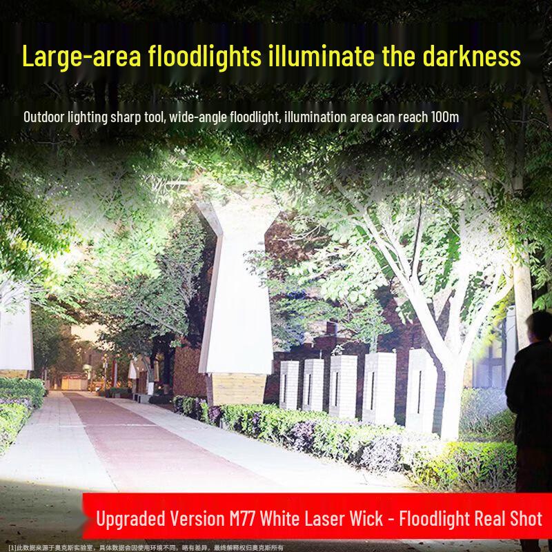 Aux Ultra-Bright Rechargeable LED Flashlight