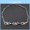 Fire Necklace Alloy Pendant For Urban Stylish Men Women Spring