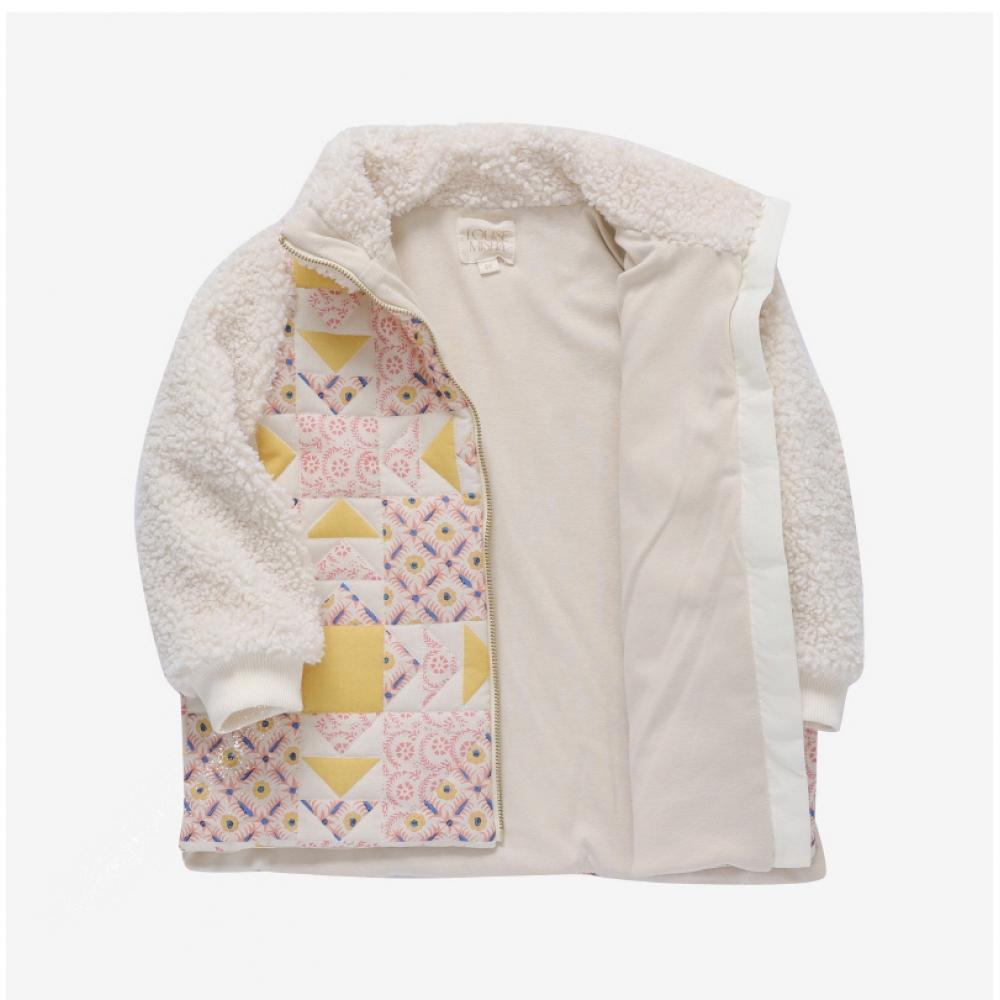 Louis Misha Grm W23 J0197  Rosa  Rosa Patchwork Kids Jacket