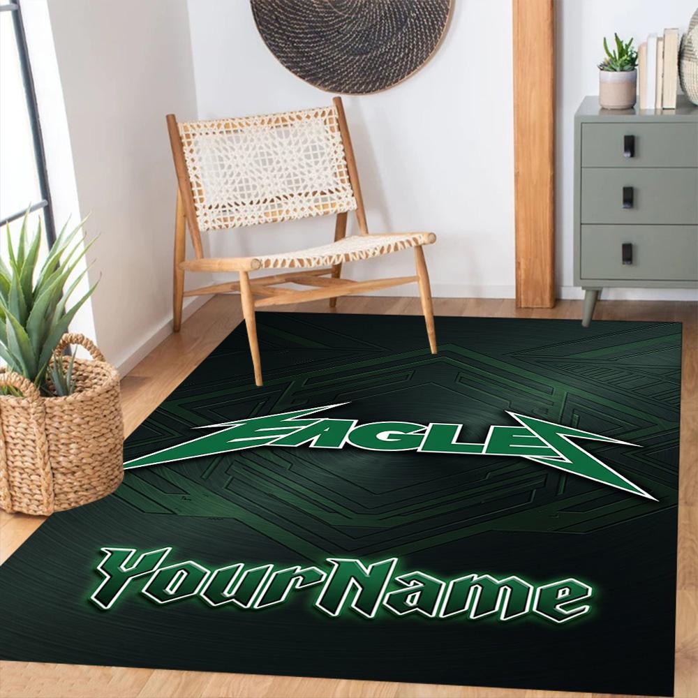 Philadelphia Eagles Personalized Text Area Rug Perfect For Living Rooms Decorate Room Entryway Balcony Antislip Rug Office Home Decor